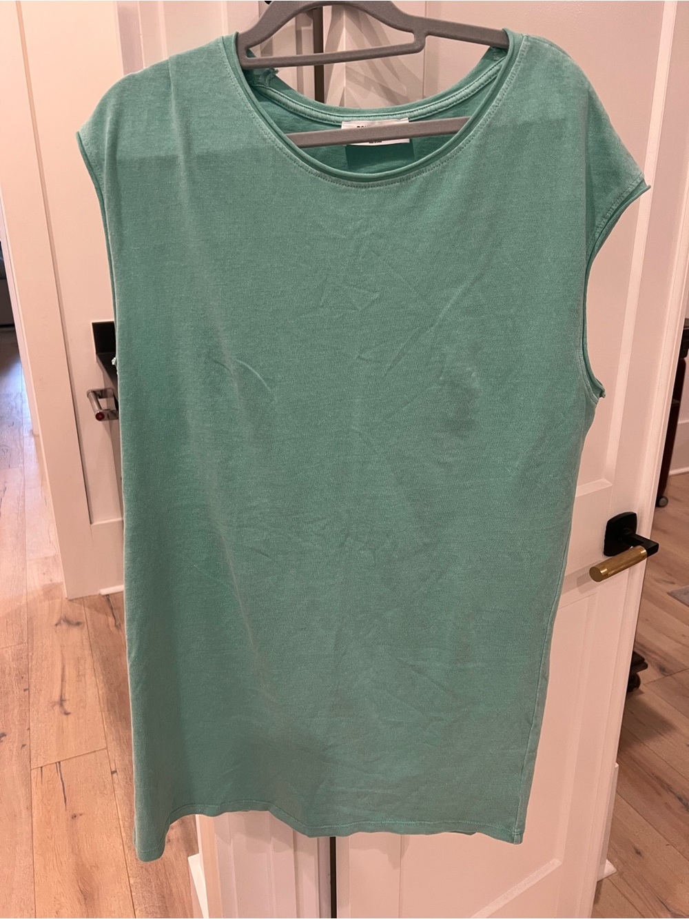 Double Zero Mint Green Sleeveless Tank Top